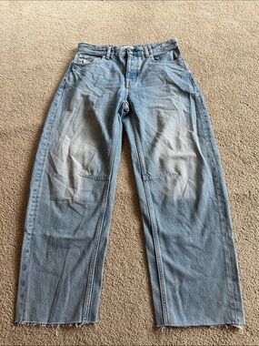 Madewell The Darted Barrel-Leg Jean